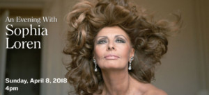 The Grand Reschedules AN EVENING WITH SOFIA LOREN Image