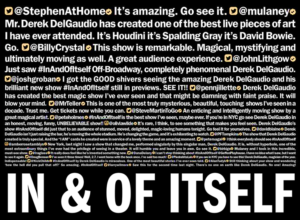 Derek DelGaudio's IN & OF ITSELF Celebrates One Year Of Performances Off-Broadway Image