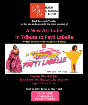 Black Ensemble Theater to Perform A Tribute Patti LaBelle 