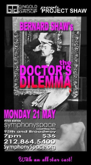 Peter Bartlett, Reed Birney, Lisa O'Hare, Tony Roach, Don Stephenson, Lenny Wolpe And More Will Star In Project Shaw's THE DOCTOR'S DILEMMA Image