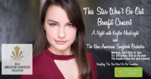 Kaylee MacKnight to Present a Benefit Concert for the This Star Won't Go Out Foundation  Image