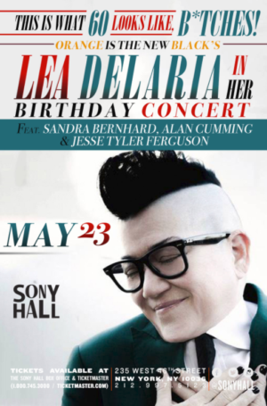 Lea DeLaria Brings New Solo Show to Sony Hall! 