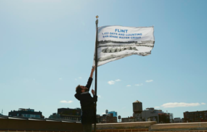 LaToya Ruby Frazier's Flag Speaks For Justice In Flint, Michigan 