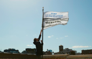 LaToya Ruby Frazier's Flag Speaks For Justice In Flint, Michigan Image