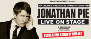 Jonathan Pie Adds Second And Final Show By Popular Demand - Tickets On Sale Now Image