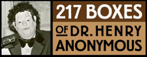 Ain Gordon's 217 BOXES OF DR. HENRY ANONYMOUS Begins Performances 5/3 