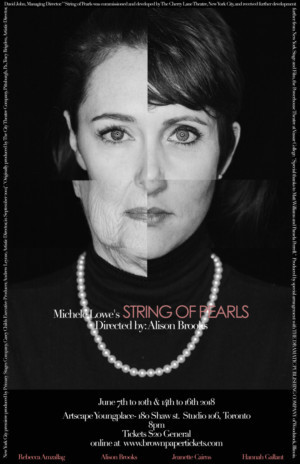 Canadian Premier Of STRING OF PEARLS Comes to Artscape Youngplace 