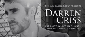 Darren Criss To Perform Intimate & Live In Sydney 