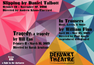 Defunkt Theatre Announces 2018-19 Season  Image