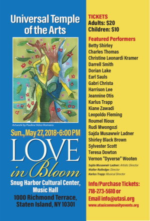 LOVE IN BLOOM Comes to Snug Harbor Cultural Center, 5/27 Image