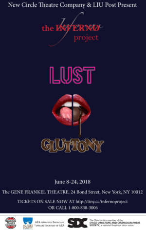 New Circle Theatre Company And LIU Post Present THE INFERNO PROJECT: LUST AND GLUTTONY 