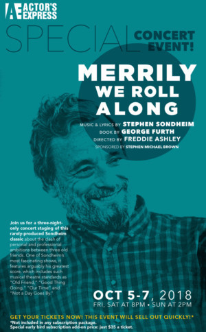 Actor's Express Announces A Special Concert Event of MERRILY WE ROLL ALONG 