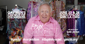 Gay Men's Chorus Of Los Angeles Rolls Out The Pink Carpet With Actor Leslie Jordan  Image