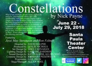 CONSTELLATIONS Opens At Santa Paula Theater Center 