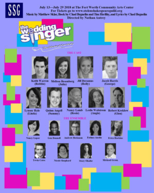 Full Cast Announced For THE WEDDING SINGER at the Fort Worth Community Arts Center 