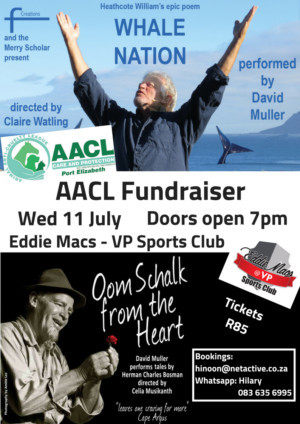 Whale Nation and Oom Schalk Participate in Upcoming Fundraiser For AACL 