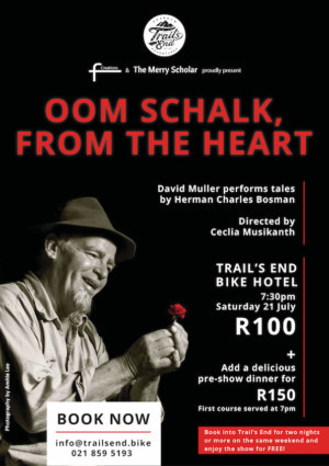 Oom Schalk Rides Into Trail's End, Elgin  Image