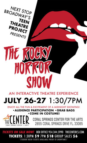 Coral Springs Center For The Arts To Present THE ROCKY HORROR SHOW With 50 Local Teens Image