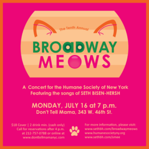 Keri Rene Fuller Joins 10th Annual Broadway Meows 