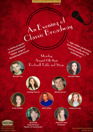 Cast Announced For AN EVENING OF CLASSIC BROADWAY At Rockwell Table And Stage 