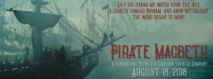 Cohesion Theatre Company Announces Pirate Macbeth  Fundraising Event Image