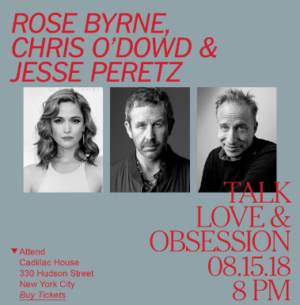 Rose Byrne, Chris O'Dowd, And Director Jesse Peretz Discuss “Juliet, Naked” At TimesTalks Image