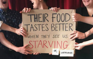 Shuga Pie Supreme Presents THEIR FOOD TASTES BETTER WHEN THEY SEE US STARVING (OR, COROLANIUS) Image