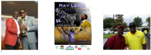 Artist George Gadson and Baltimore Ravens' Retired 
Linebacker Ray Lewis Meet Again in Lakeland on 8/25 