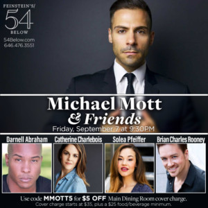 Michael Mott and Friends Return to Feinstein's/54 Below  Image