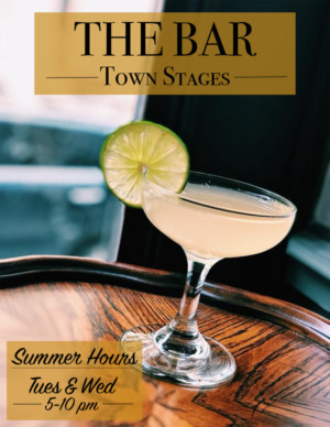 Bar Now Open At Town Stages Image