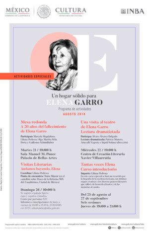 Recordarán A La Escritora Elena Garro A 20 Años De Su Fallecimiento Image