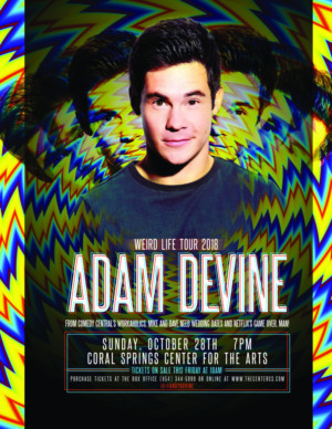 Adam Devine's Weird Life Tour Comes to Coral Springs Center For The Arts Image