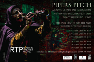 Reading Theater Project Announces PIPER'S PITCH 