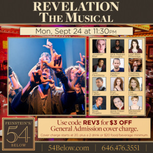 REVELATION: THE MUSICAL Takes the Stage at Feinstein's/54 Below 