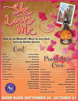 Runway Theatre Announces Cast/Crew For SHE LOVES ME Image