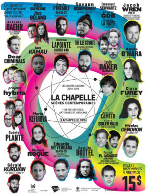 La Chapelle Announces 2018-2019 Programming 