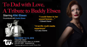 Theatre West Presents The Premiere Of TO DAD WITH LOVE: A TRIBUTE TO BUDDY EBSEN 