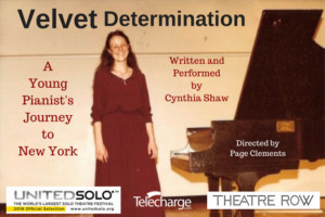 Cynthia Shaw Presents Velvet Determination At United Solo Festival  Image