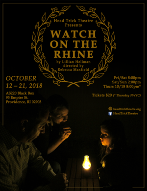 Head Trick Theatre Presents WATCH ON THE RHINE Image