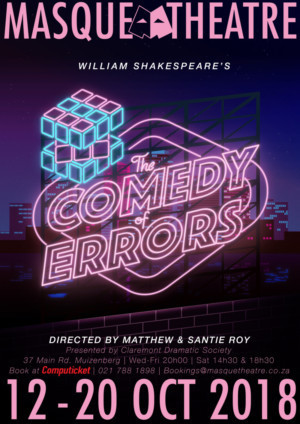 THE COMEDY OF ERRORS Comes to Masque Theatre October 2018 
