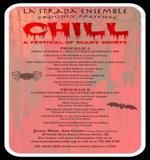 La Strada's CHILL Begins Reign Of Terror At Jersey Shore Arts Center In Ocean Grove This Month 