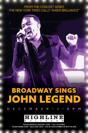 Eden Espinosa, J. Harrison Ghee & More Stars Set For BROADWAY SINGS JOHN LEGEND 