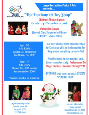 Largo Community Center Will Hold Children's Theatre Classes Image