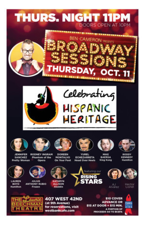 Broadway Sessions Celebrates Hispanic Heritage This Week, Today Image