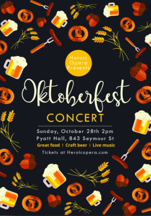 Vancouver Opera Company Heroic Opera Announces Oktoberfest Fundraiser 