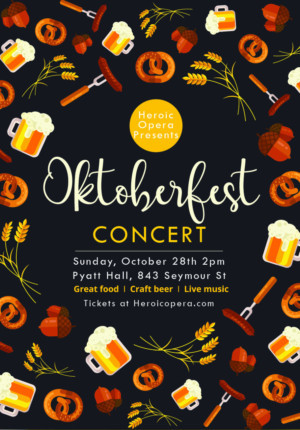 Vancouver Opera Company Heroic Opera Announces Oktoberfest Fundraiser Image