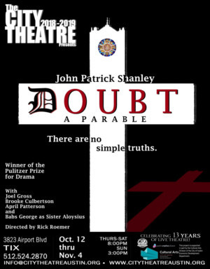 DOUBT: A PARABLE Announces New Show Dates And Location 