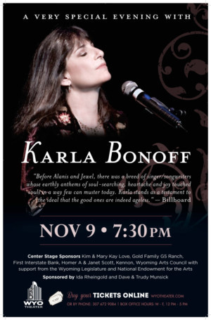 Karla Bonoff to Perform at the WYO November 9 