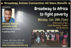 Broadway Artists Connection Presents 'Broadway To Africa To Fight Poverty' 