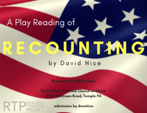 Reading Theater Project Presents RECOUNTING Image